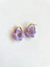 Load image into Gallery viewer, The Margarita hoops (glitter version)