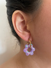 Load image into Gallery viewer, The Margarita hoops (glitter)
